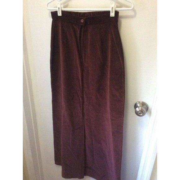Sears Skirt Maxi Long JR Bazaar corduroy velvet 9 - Picture 5 of 6